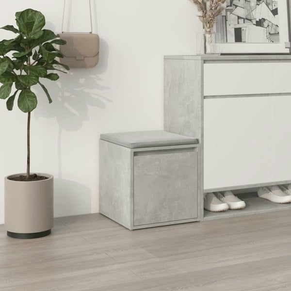 Berkfield Box Drawer Concrete Grey 40.5x40x40 cm Engineered Wood