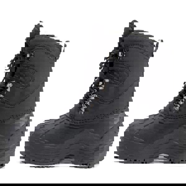 VIVA Polar Mens Snow Boots - Rubber Sole, Lace-Up Closure, Fleece Lined