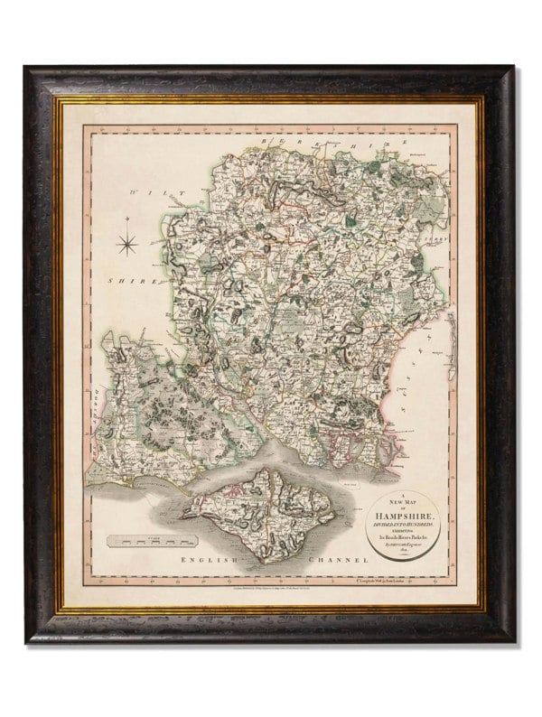 Exceptional Art c.1806 County Maps of England