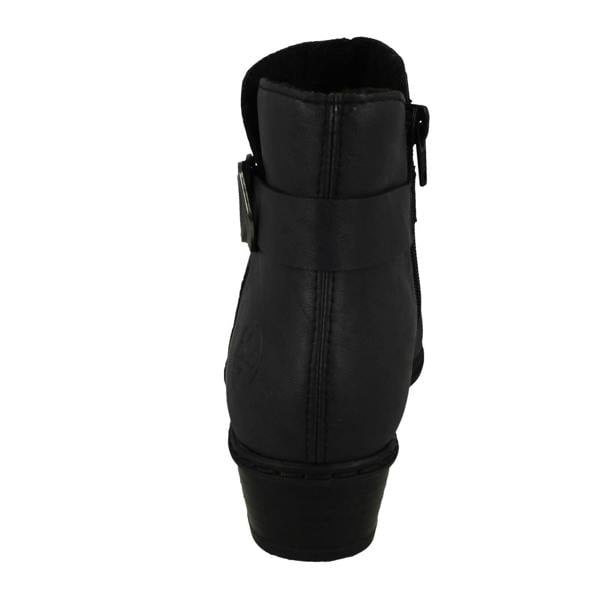Rieker Ladies Rieker Ring Detailed Heeled Ankle Boots Y0775
