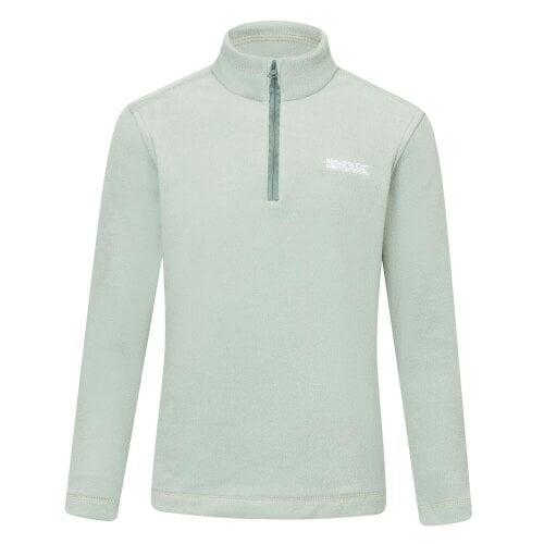 Regatta Great Outdoors Kids Hot Shot II Half Zip Fleece Top - Glacier Green