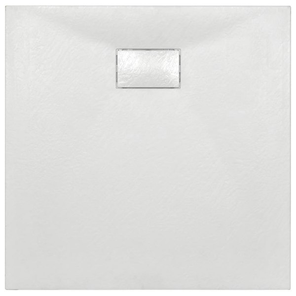 Berkfield Shower Base Tray SMC White 80x80 cm