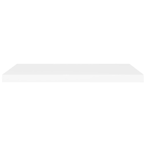 Berkfield Floating Wall Shelves 2 pcs White 80x23.5x3.8 cm MDF
