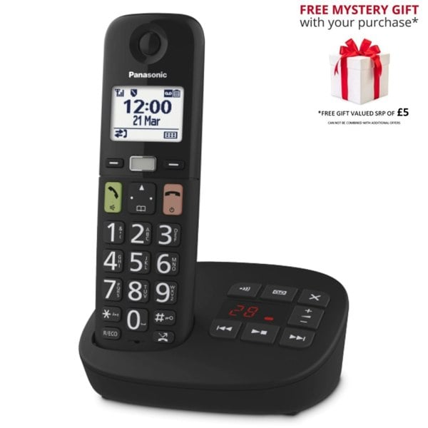 Panasonic KX-TGU13 Digital Cordless Answering System - Free Gift