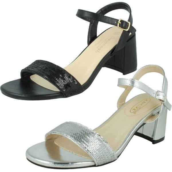 Savannah Ladies Savannah Blocked Heel Sandals F12018