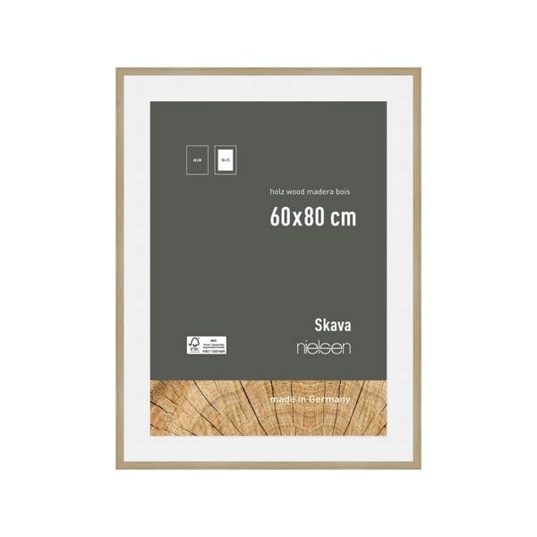 nielsen Skava White Wooden Picture Frame with White Mount