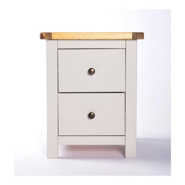 Cabinet Bits Argenta 2 Drawer Bedside Table