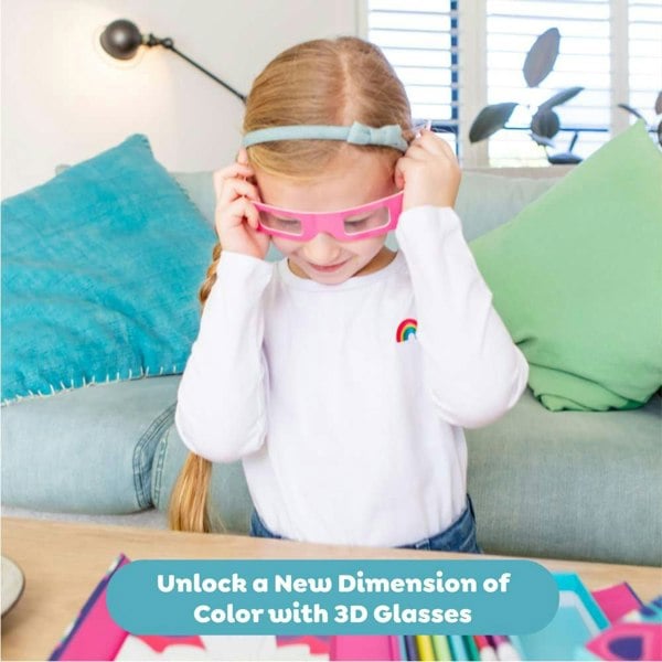 Tiger Tribe 3D Colouring Set - Rainbow Dreams