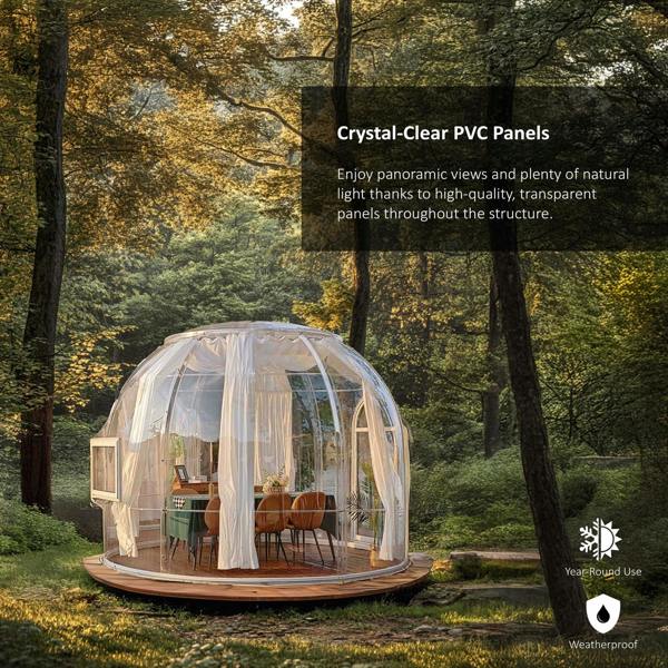 Nicoman Premium PVC Glass Dome – Supplied & Installed