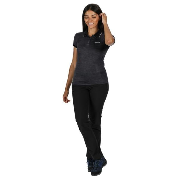 Regatta Womens/Ladies Remex II Polo Neck T-Shirt - Black - 