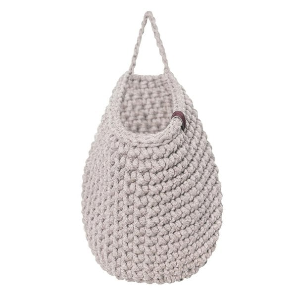 Zuri House Crochet hanging bags | OATMEAL