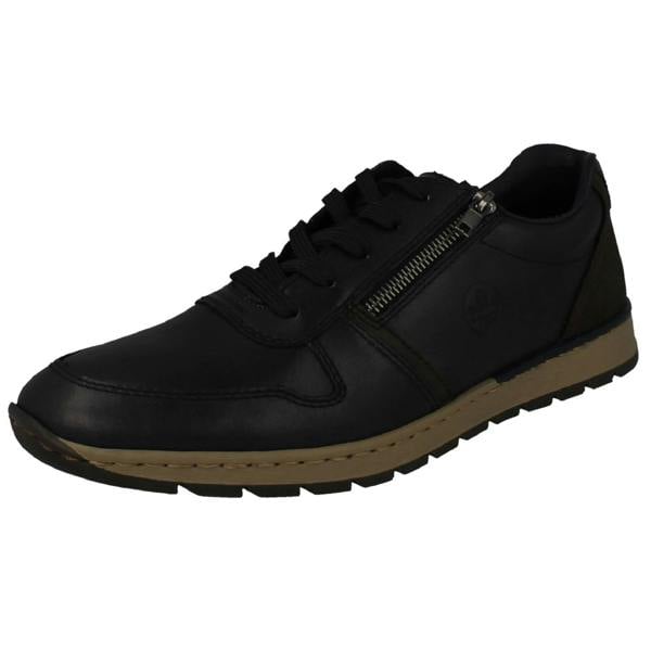 Rieker Mens Rieker Casual Lace And Zip Fastening Shoes Great For Everyday Wear B2112