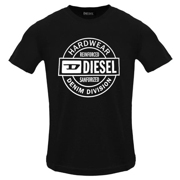 Diesel Circle Hardware Logo Black Caviar T-Shirt