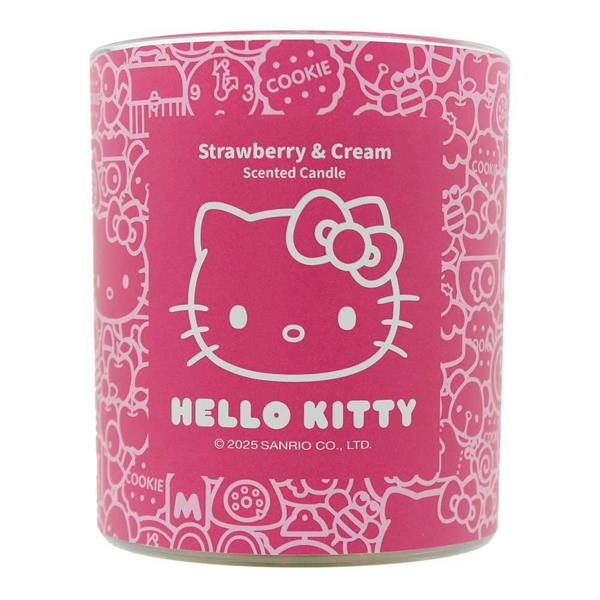 Hello Kitty Strawberry & Cream Scented Candle 206g