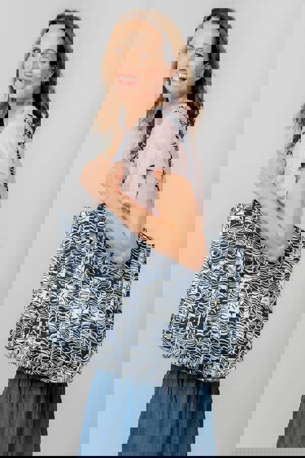 Lily & Me Linen Tote  Bag Birch