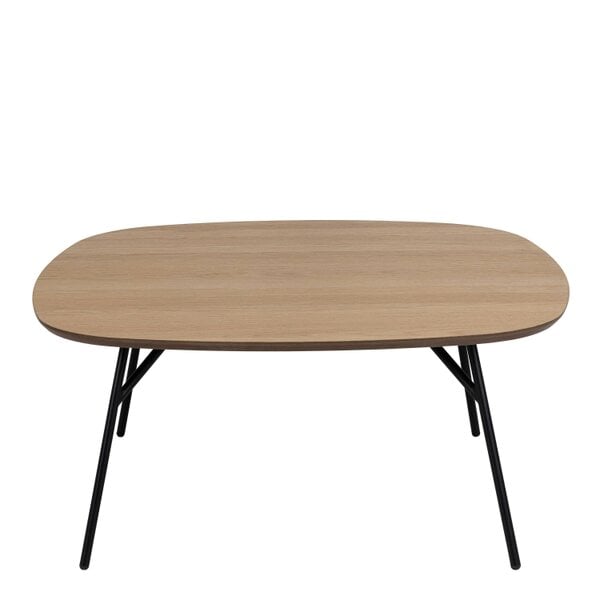 Wyld Haus Johannesburg Square Natural Oak Coffee Table Round Edges