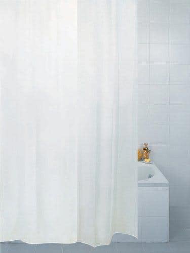 Other Fabric Shower Curtain Plain White 220 (Width) X 180Cm (Drop) Extra Wide, Extra Long