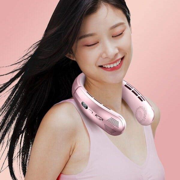 Leaper 100-Speed Portable Ultra Quiet Bladeless Neck Fan