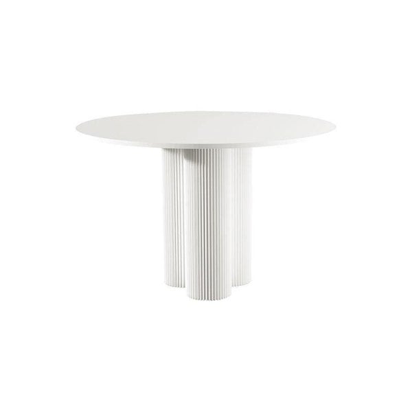 Vogue Round Dining Table-Weilai Concept-White-⌀80cm-Weilai Concept
