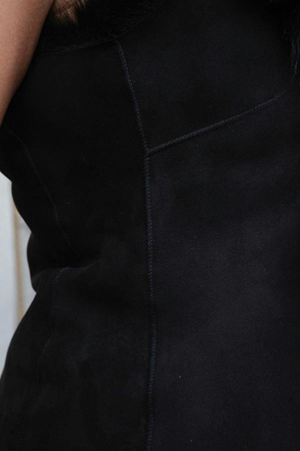 Infinity Leather Women's Toscana Sheepskin Short Gilet-Seaham