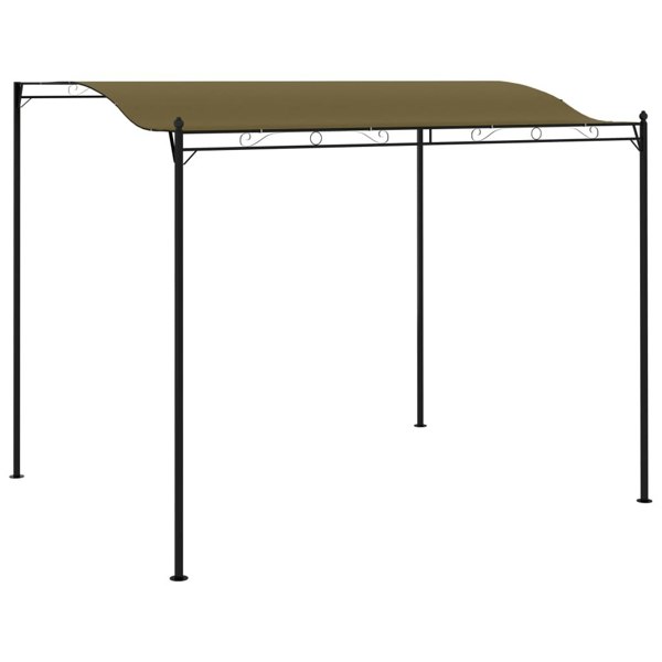 Berkfield Sunshade Awning 3x2.4 m Taupe 180 g/m�__