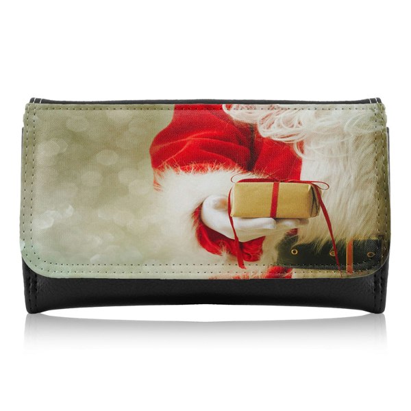 Benjamin Tate Design Santa Claus Gloved Hands Dining Maxi Purse