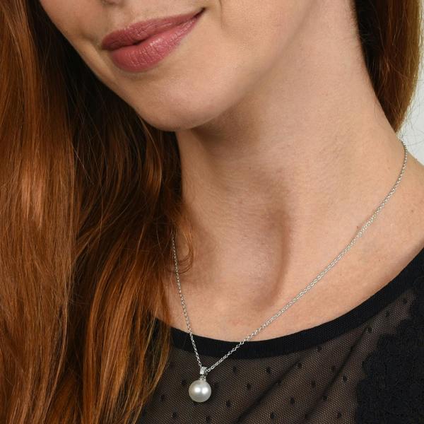 Cachet London Gina Silver Pearl Pendant