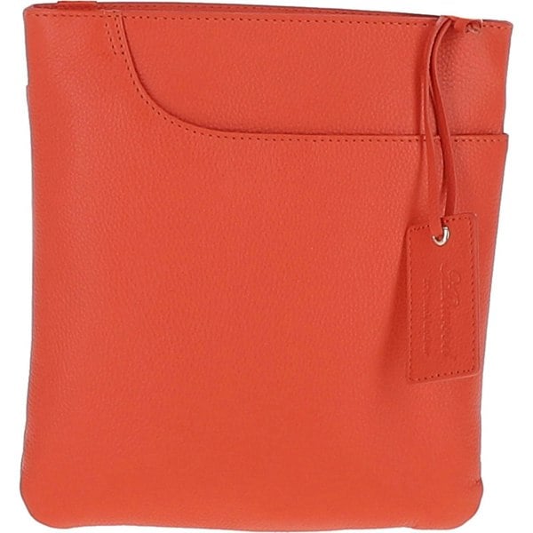 Ashwood Curve Zip Top Leather Cross Body Bag : CURVE