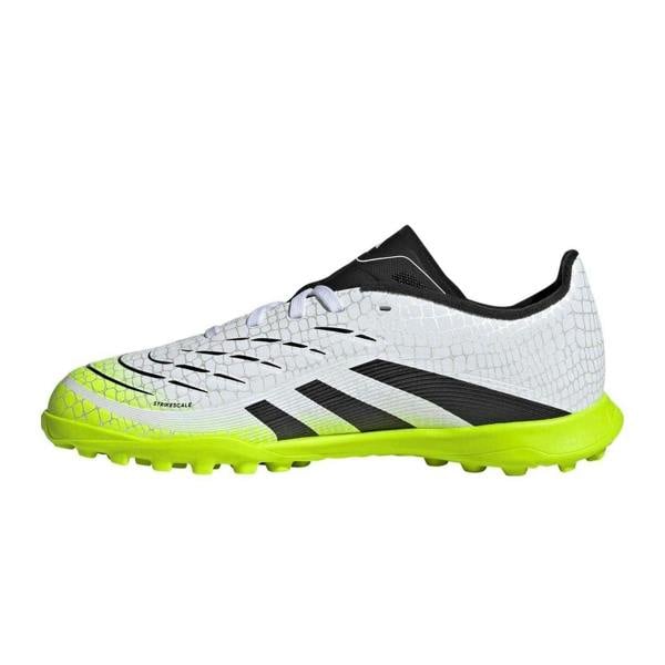 Adidas Childrens/Kids Predator Astro Turf Trainers - White/Black/Lemon - 