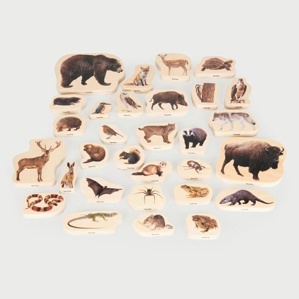 tickit Wooden Forest Animal Blocks