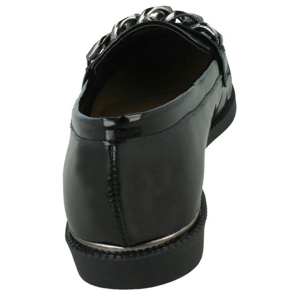 Spot On Ladies Spot On Smart Slip On Loafers F80545