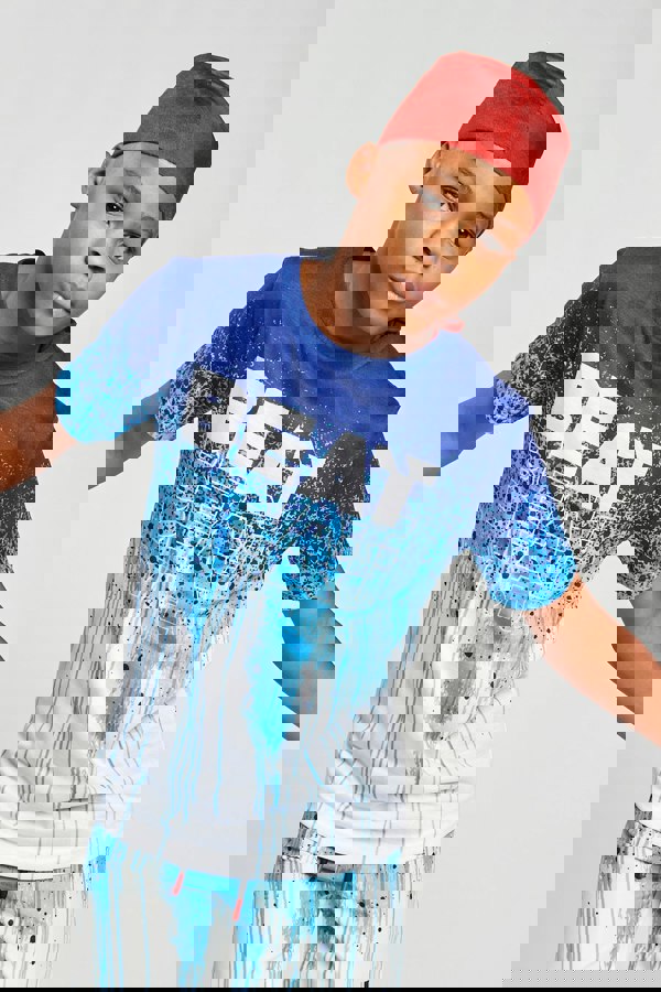 Beat Boyz Club Drippy T-Shirt - Blue