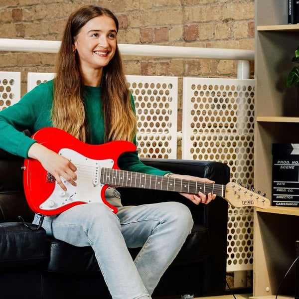 3rd Avenue 3/4 Size Electric Guitar Red Electric Guitars#Colour_Red
