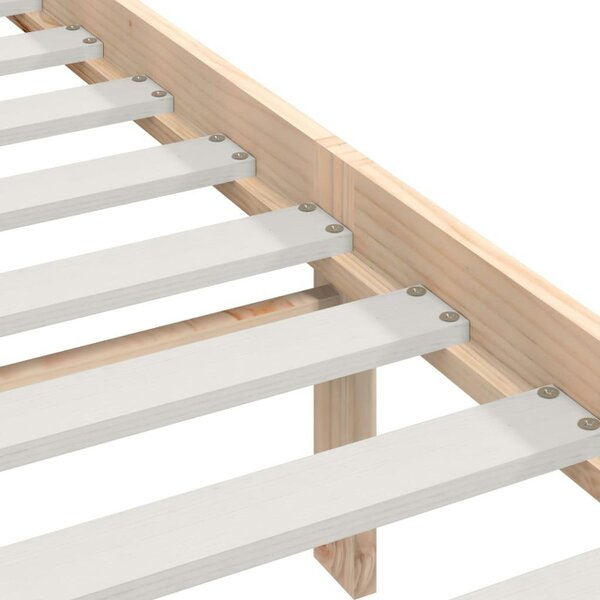 Berkfield Bed Frame Solid Wood 140x190 cm