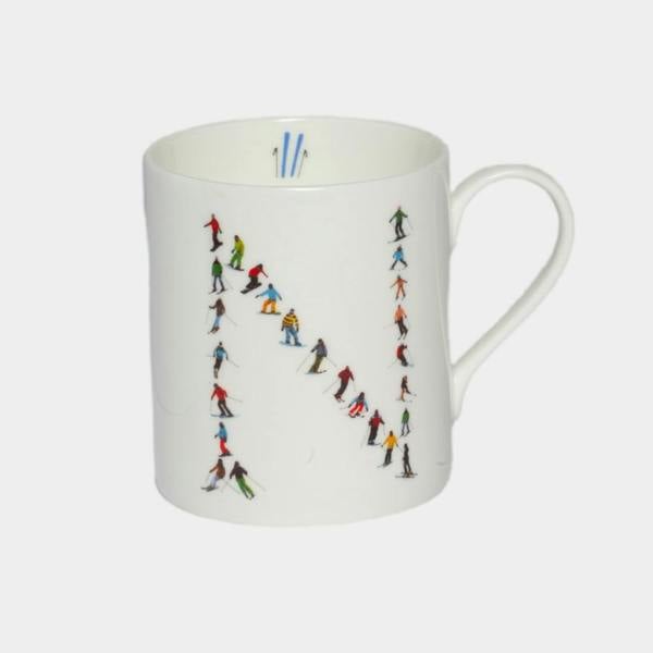 Powderhound Alphabet Ski Mug N