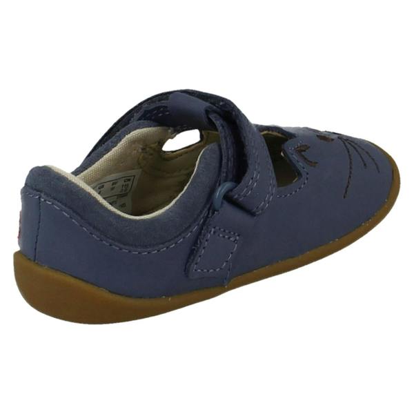 Clarks Girls Clarks T-Bar Shoes Roamer Ears T