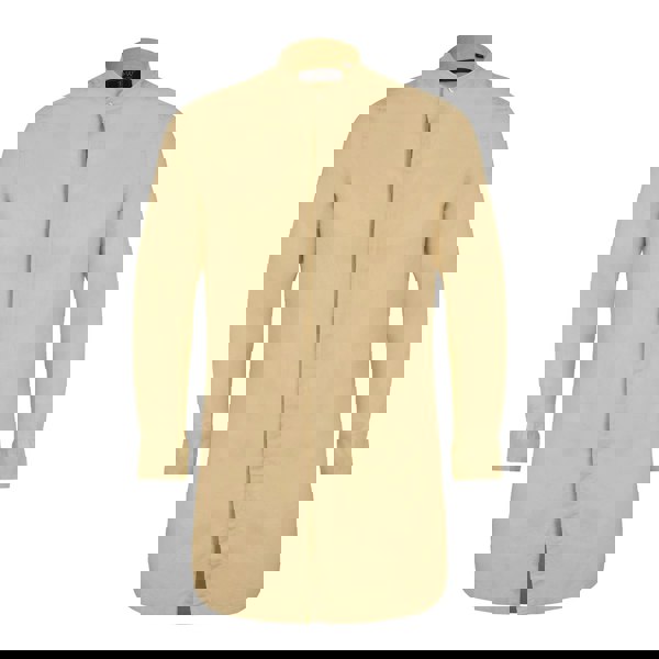 Hugo Linen Mandarin Collar Tunic Shirt