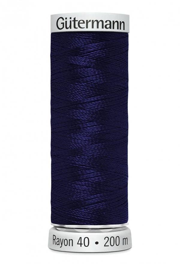 Gutermann No 40 Sulky Rayon Embroidery Thread 200m Rayon Thread Suitable For Embroidery