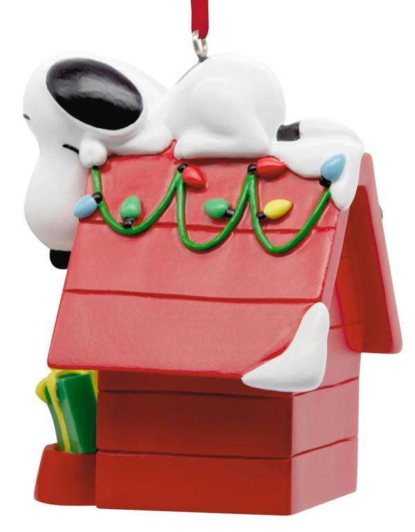 Peanuts/Snoopy - Snoopy on Doghouse Christmas Tree Ornament