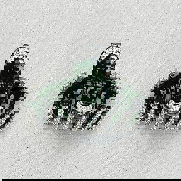 Diamante hair clamp large claw