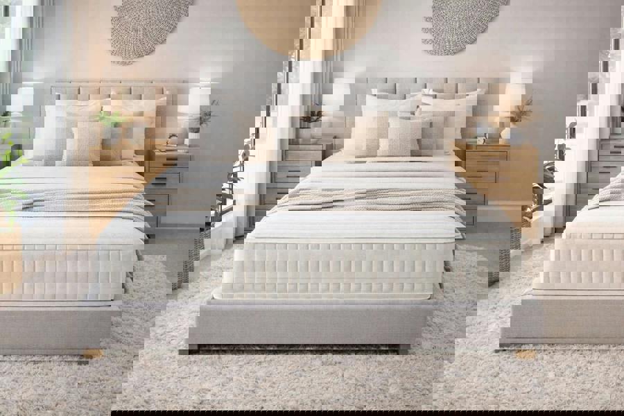 Nexus Mattress Essential Rome Memory Foam Open Coil Sprung Mattress - 9 INCH