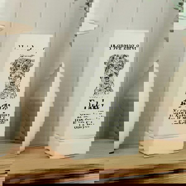 Personalised Memento Company Personalised Dog Breed Small Memorial Urn