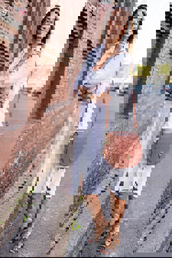 Catwalk Collection Handbags Isabella - Saddle Bag