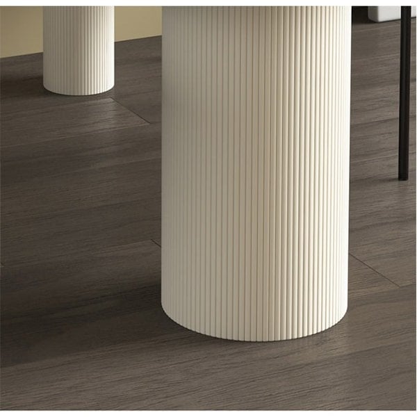 La Plainville Dining Table, White-Weilai Concept-Weilai Concept