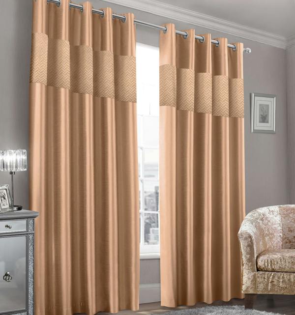 Intimates Quilted Velvet Ring Top Luxury Curtains - Soft Texture, Durable Fabric, Chic Window Panels - Contemporary Curtain Decor - 168cm x 229cm