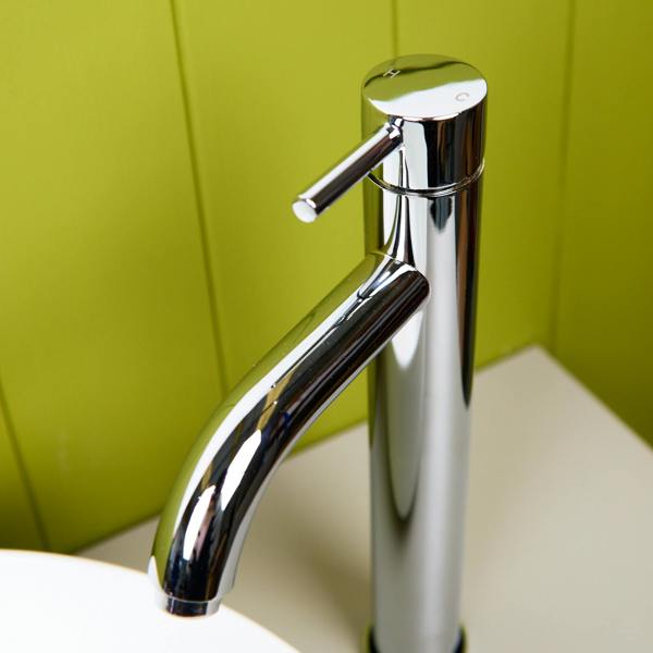 Flode Kumla | High Rise Mono Basin Mixer Tap | Chrome