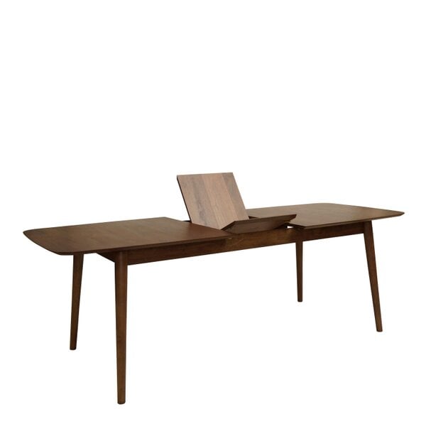 Wyld Haus Novi Sad Walnut Wood Effect Rectangular Extending Dining Table