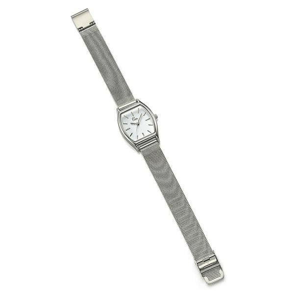 Pia Ahead of the Times Silver-Tone Watch, Polished Silver-Tone Case with