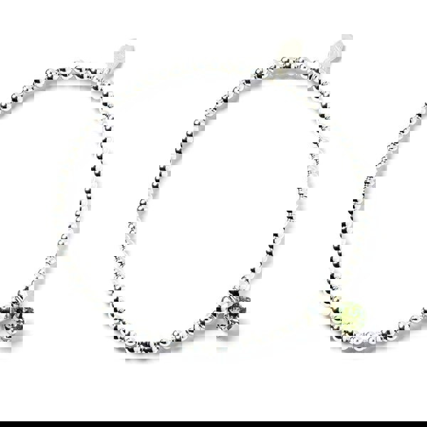 Mylee London Sterling Silver Peridot Crystal Bracelet