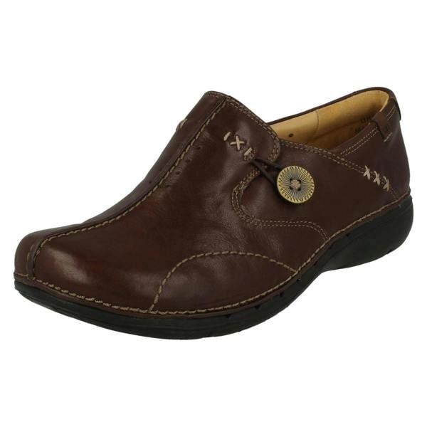 Clarks Ladies Clarks Un Structured Slip On Shoes Un Loop